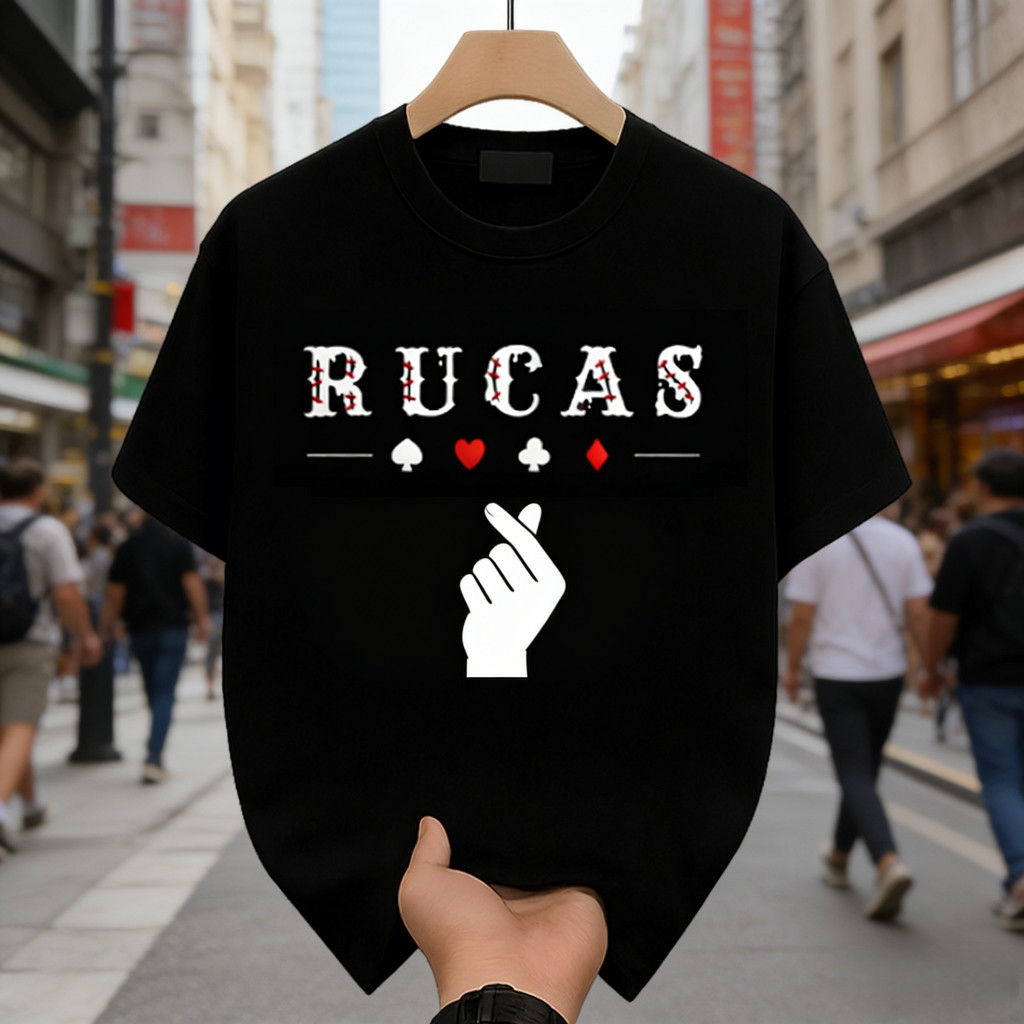[COD] Kaos Pria RUCAS Original - Tshirt Lengan Pendek Distro Korea Style Kekinian 2026 Baju Cowok Ca