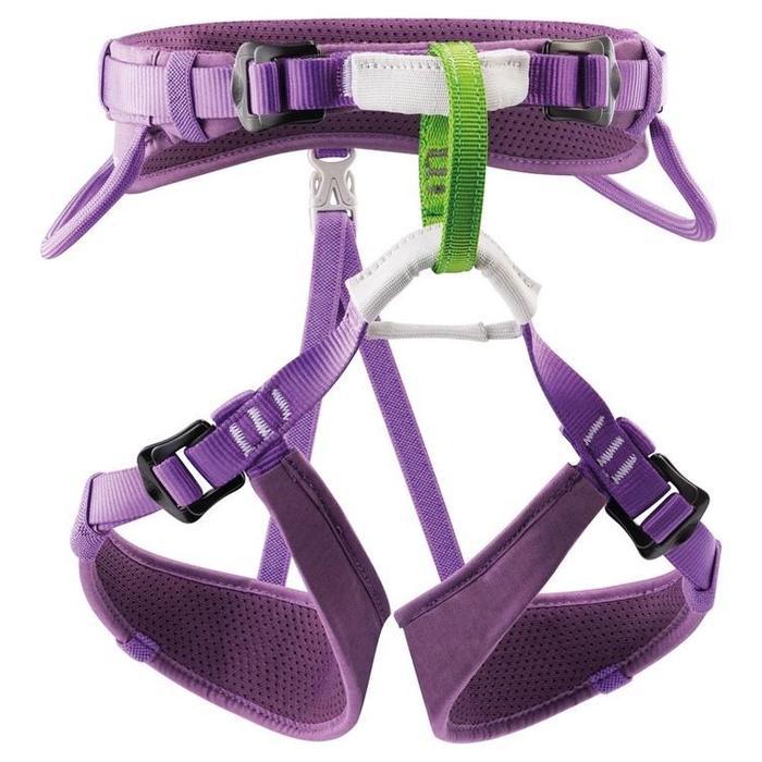 Petzl MACCHU Safety Kids Harness for Rock Climbing - Violet, One Size