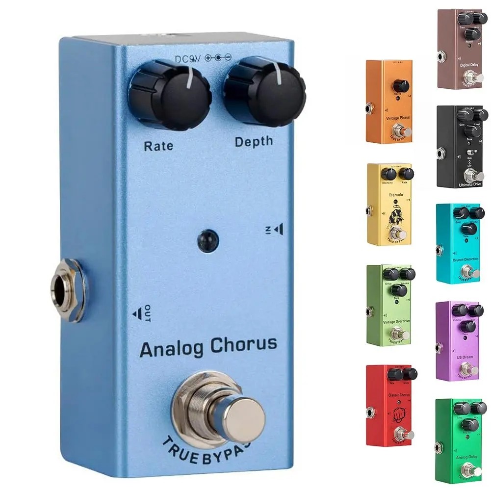 Electric Guitar Effect Pedals Vintage Overdrive Analog Delay gital Delay Modulation Single Type Peda