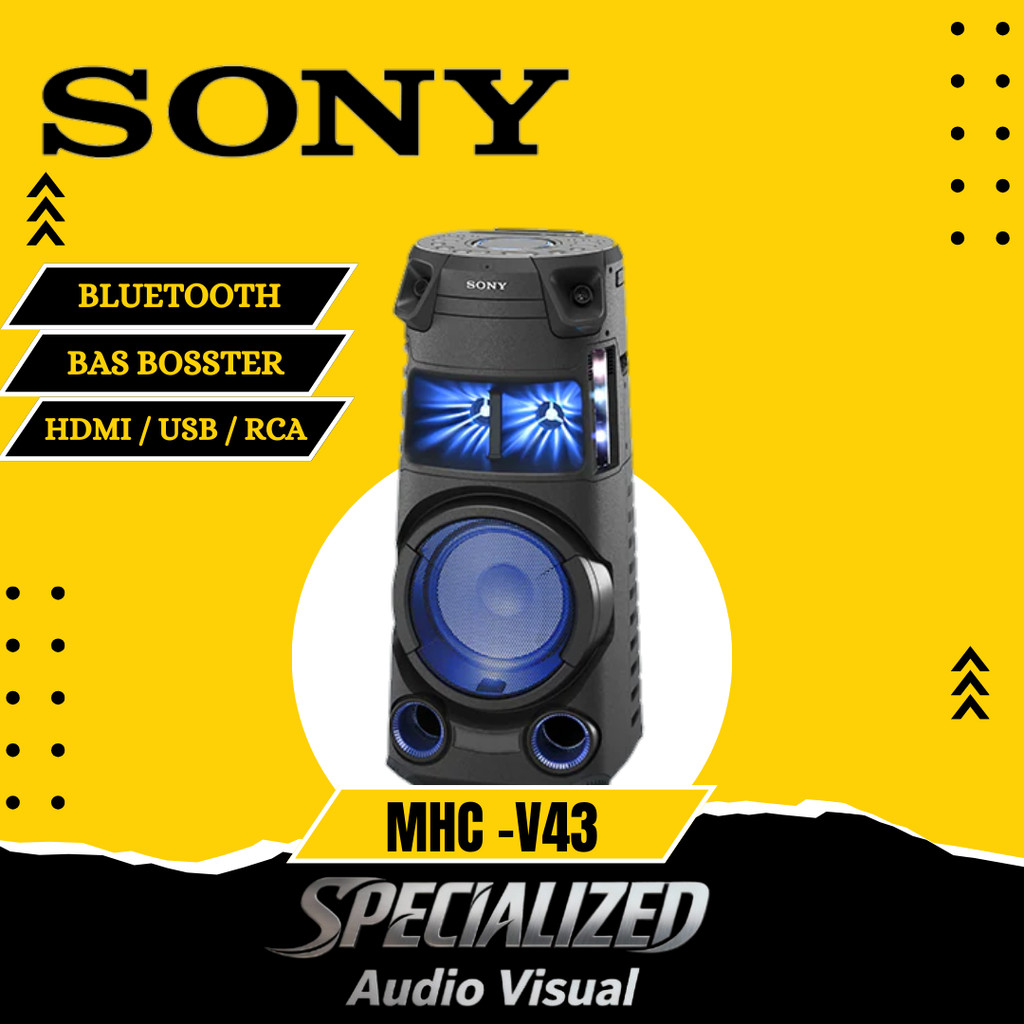 SONY MHC-V43D / MHC V43D / MHCV43 / MHC V43 Speaker HIFI sony