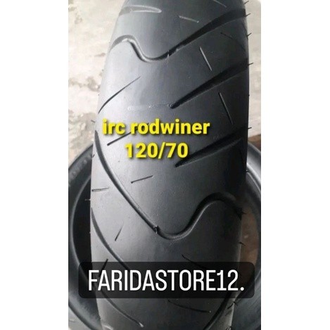 Ban luar sepeda motor CBR 150R, GSX-R GSX SUPERMOTO CRF DLL UKURAN 120/70-17 Merk IRC Road Winner ba