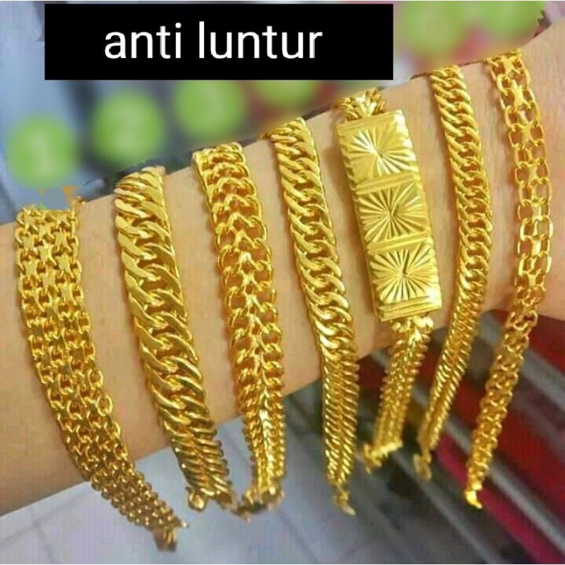 obral gelang tangan serba 15 ribu virall dari uang koin logam 500 1991,1992 anti luntur