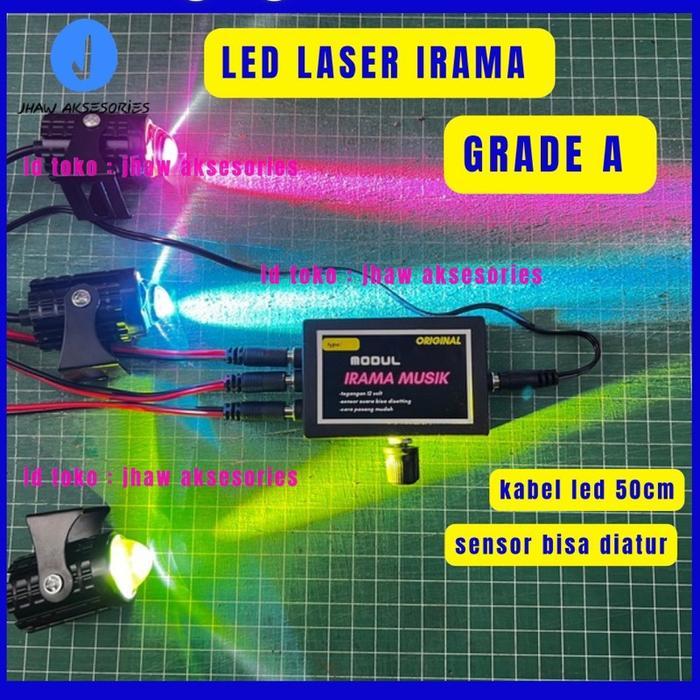 LED LASER IRAMA MUSIK V2 ORIGINAL - DAYA PLN