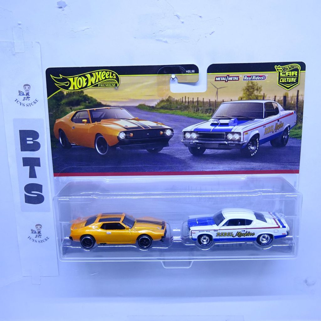 Hot Wheels Two Pack Premium 71 AMC Javelin AMC Rebel Machine
