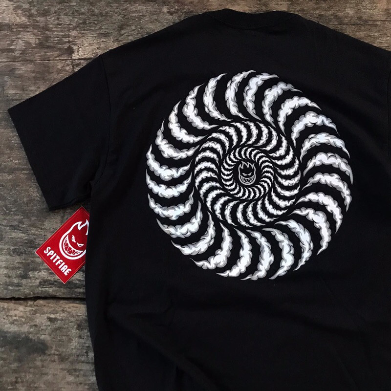 (COD) SPITFIRE SMOKE CLASSIC TSHIRT BLACK