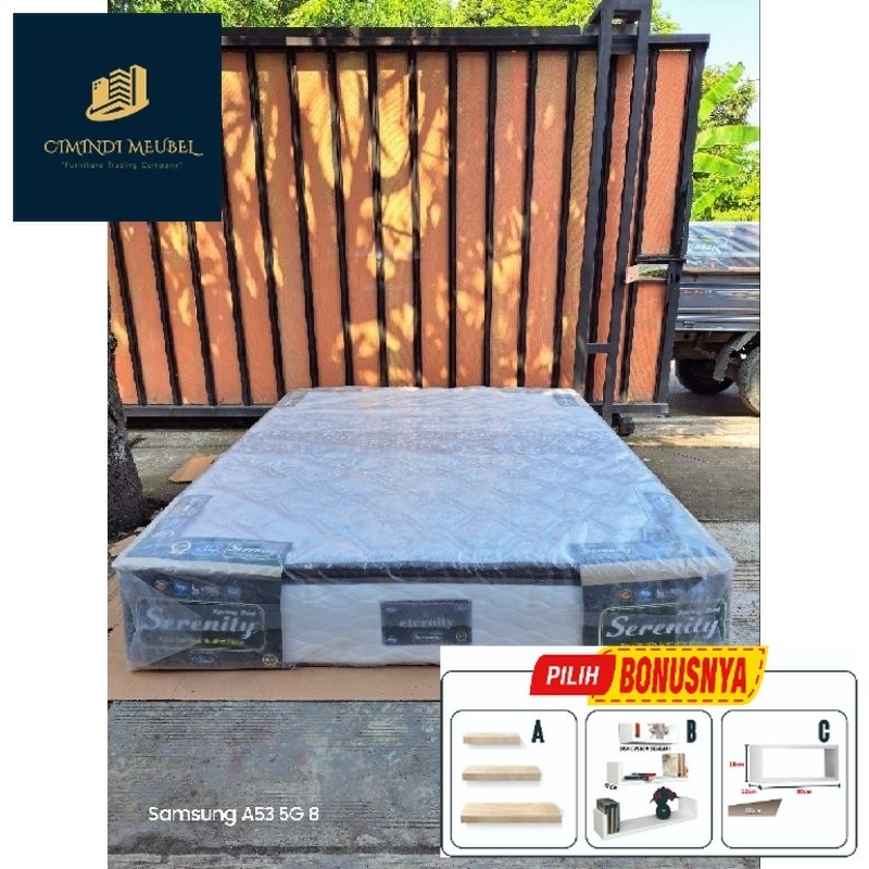 PROMO Springbed Elit Serenity Springbed Serenity Eternity Pillowtop No 2 Ukuran 160x200 Termurah Cir