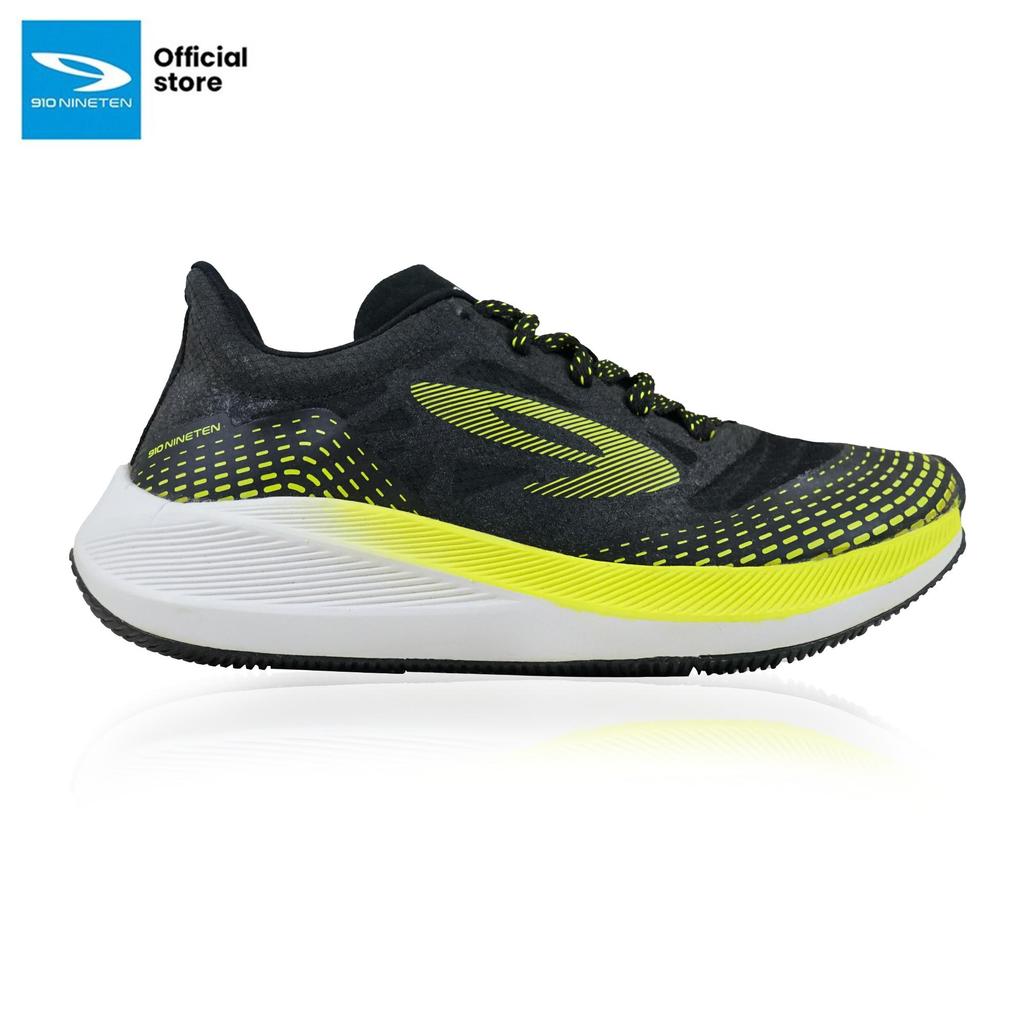 910 Nineten Sepatu Lari Haze 1.5 – Hitam/Hijau Neon/Putih