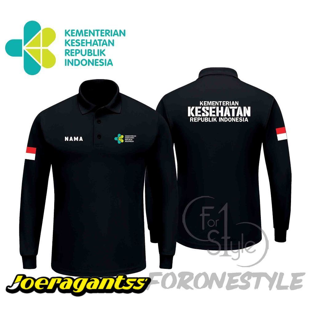 KAOS BERKERAH KEMENTRIAN KESEHATAN - BAJU BERKERAH KEMENTRIAN KESEHATAN - SERAGAM KEMENTRIAN KESEHAT