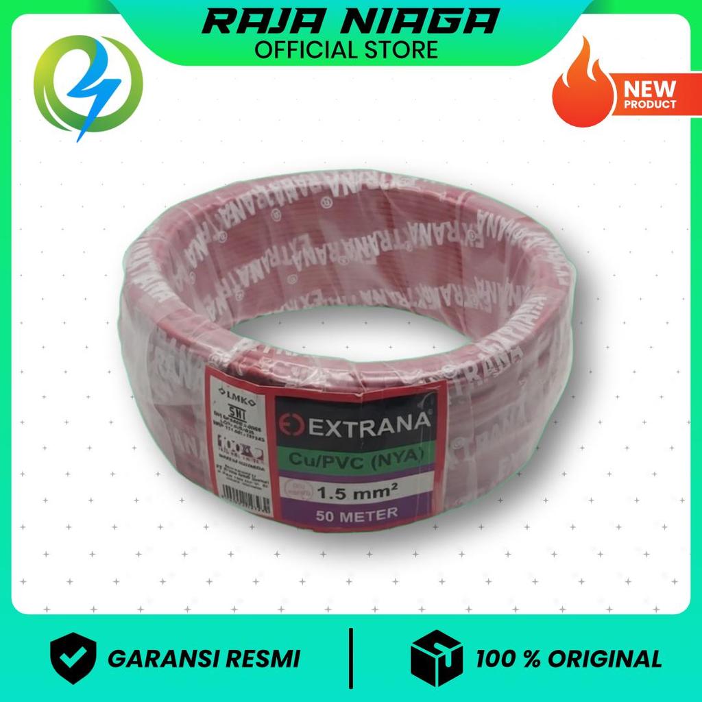 KABEL NYA 1.5 EXTRANA MERAH 50M