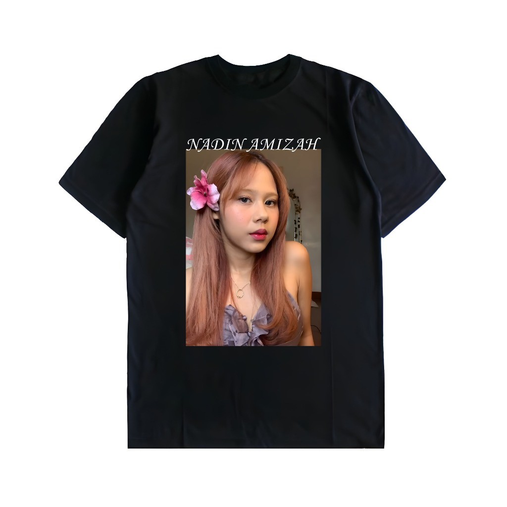 Kaos Tshirt Nadin amizah - Bertaut | Bahan Cotton combed 30S