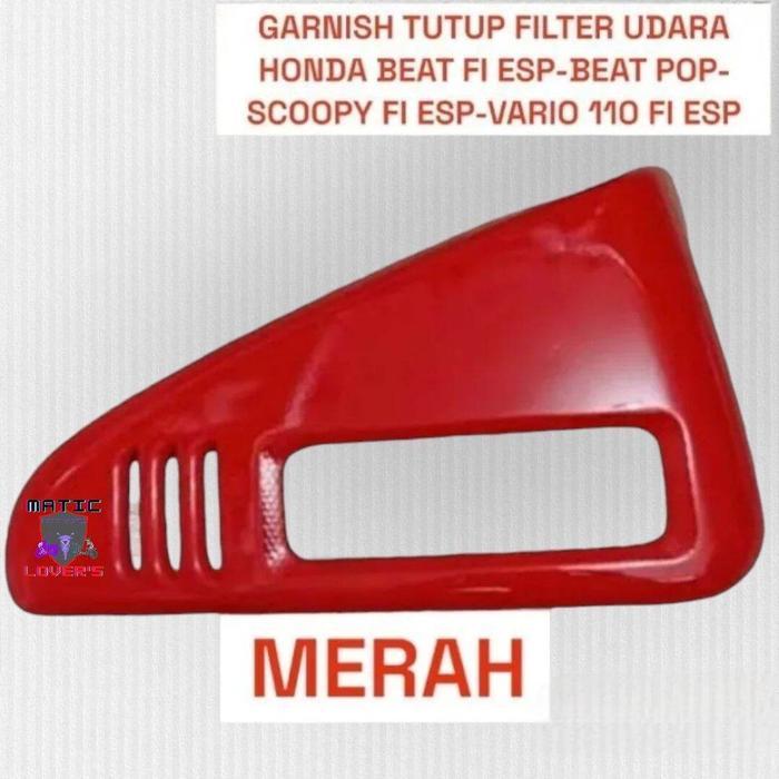 Garnish aksesoris garnis tutup box filter udara beat fi scoopy fi vario 110 esp beat pop beat esp be