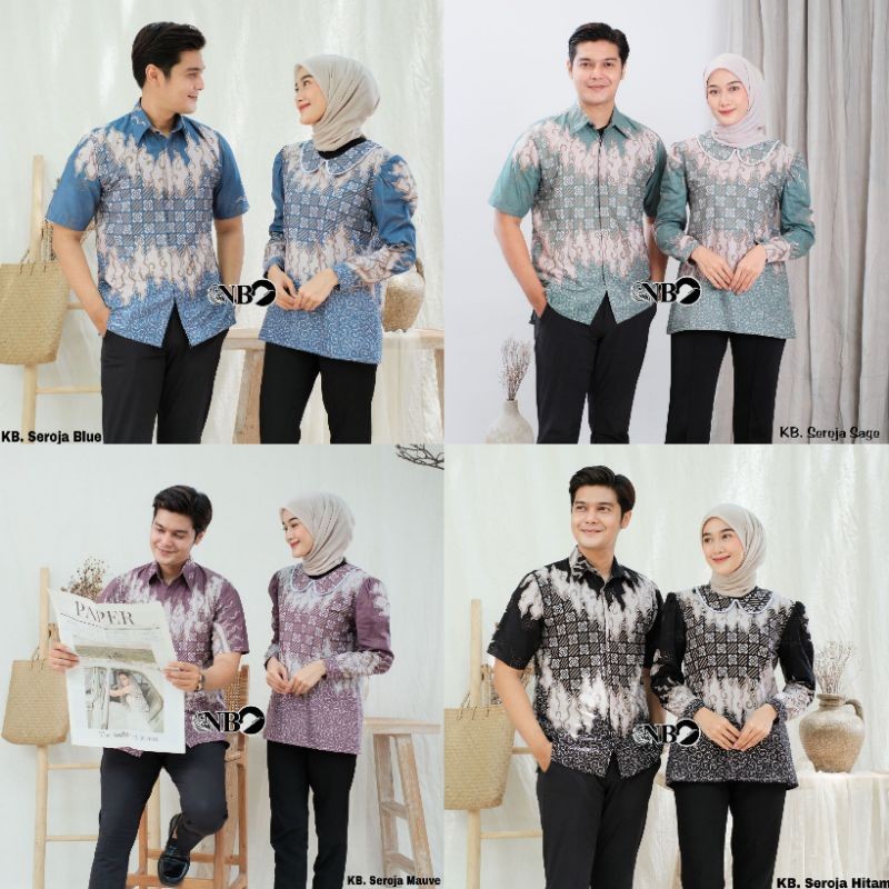 New MURSYID OFFICIAL (BISA COD) - BATIK COUPLE | BATIK COUPLE MODERN | BATIK GURU | BATIK SERAGAM PE