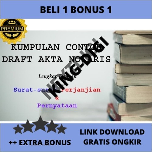 PROMO CONTOH DRAFT AKTA NOTARIS & PERJANJIAN