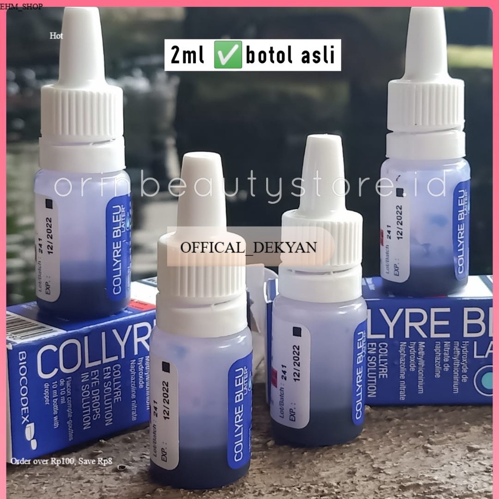 OFFICAL_DEKYAN Collyre Bleu Laiter / Tetes Mata Collyrebleu (Share in bottle)