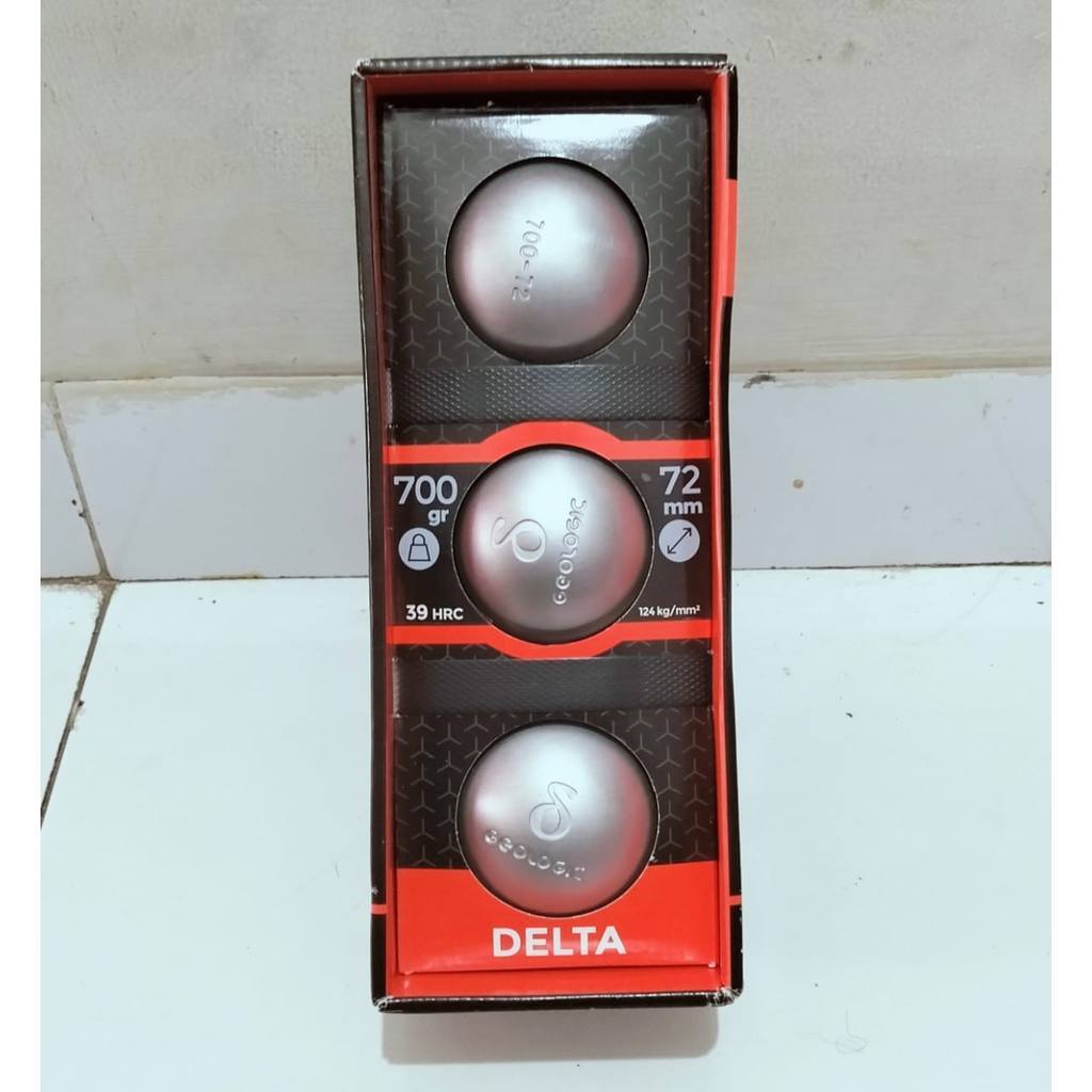 Petanque Boule / Bola Bosi Petong Bahan Carbon Steel, Standard Kompetisi International.  Geologic De