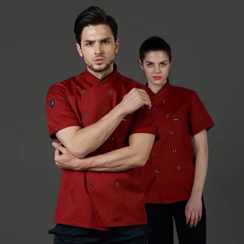Chef Jacket / Chef Uniform Premium / Baju Koki Chef Unisex