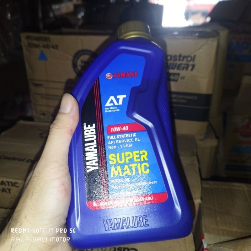 yamalube super matic 1l original (kemasan baru)