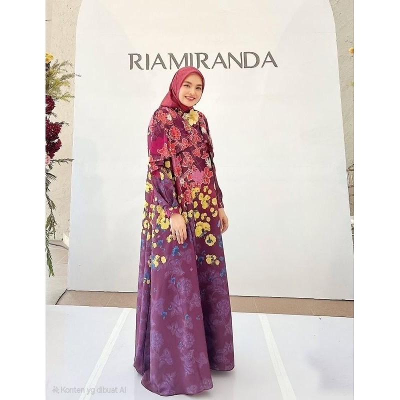 Sania Dress Ria Miranda / gamis ria miranda / dress pesta / dress kondangan / ria miranda sale
