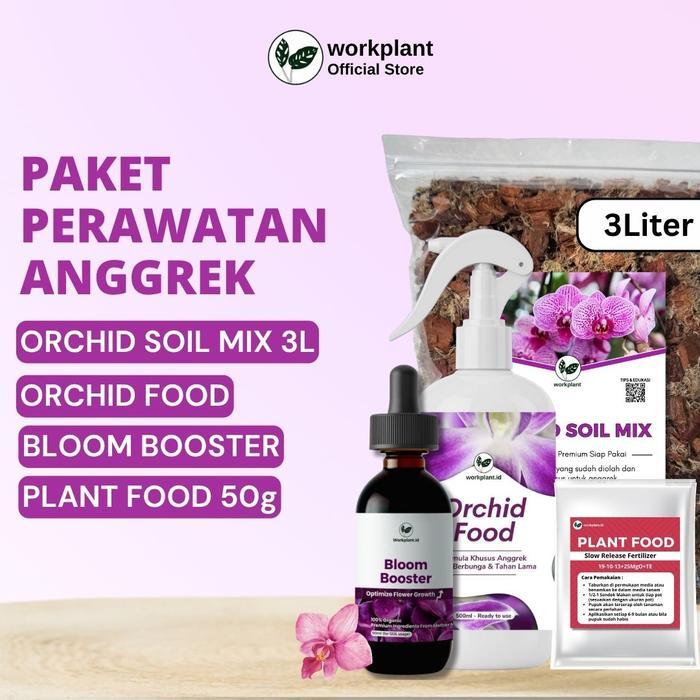 Workplant - Paket Perawatan Anggrek Untuk Semua Jenis Tanaman Anggrek - Paket Anggrek 1