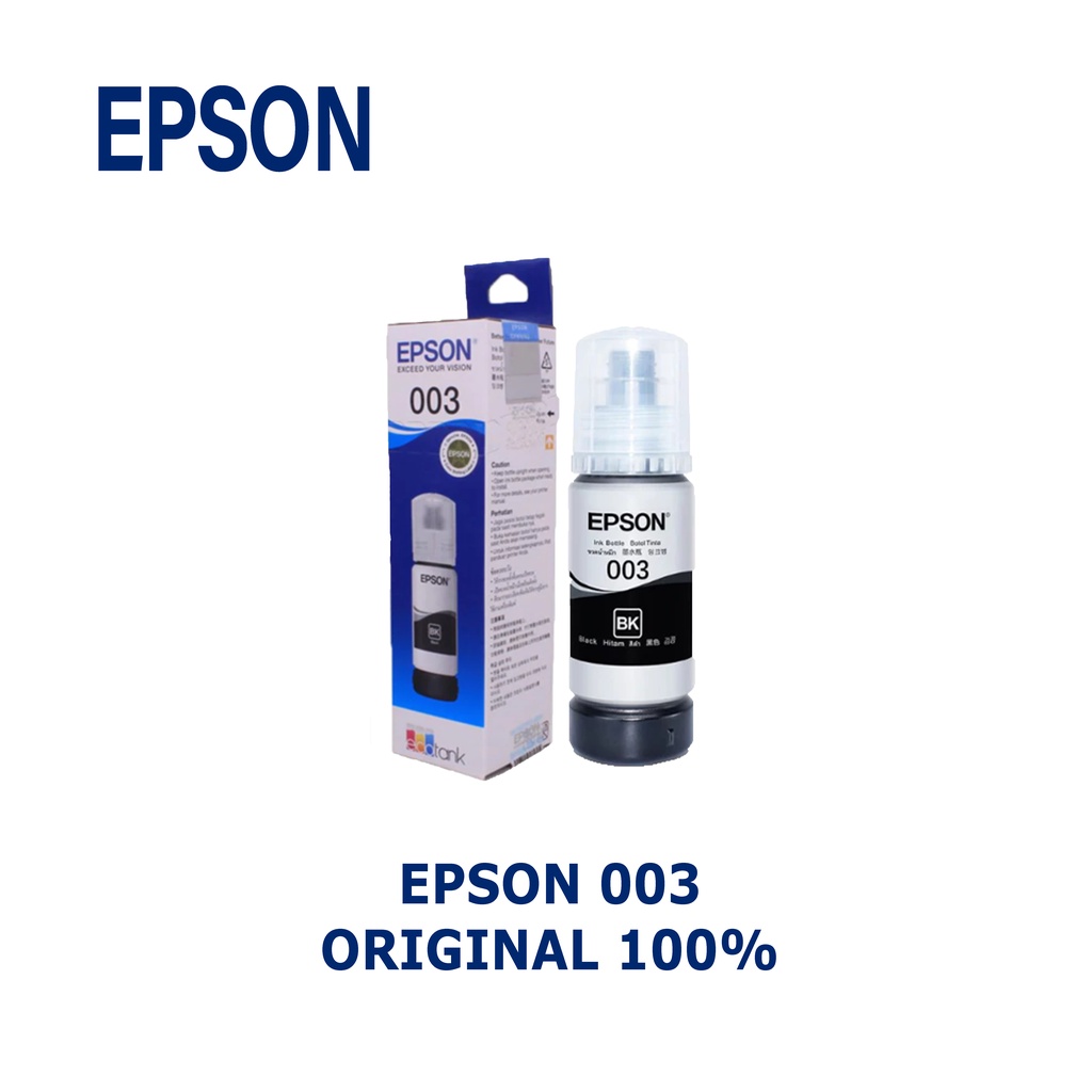 TINTA EPSON 003 black hitam ORIGINAL