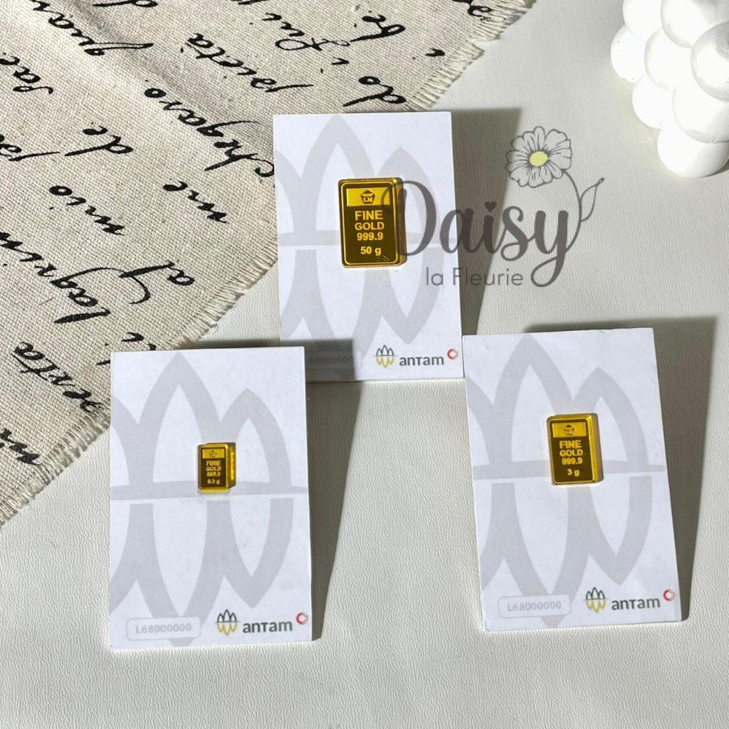 CARD REPLIKA LOGAM MULIA AKRILIK GOLD ANTAM BM52