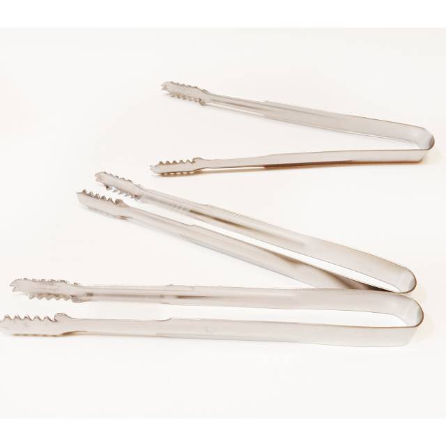 Alat Capit Makanan Stainles 20 cm /Pencapit Makanan Mini