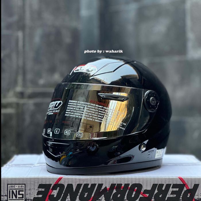 Helm Anak MotoGP Junior Kids Vespa Helmet - Hitam