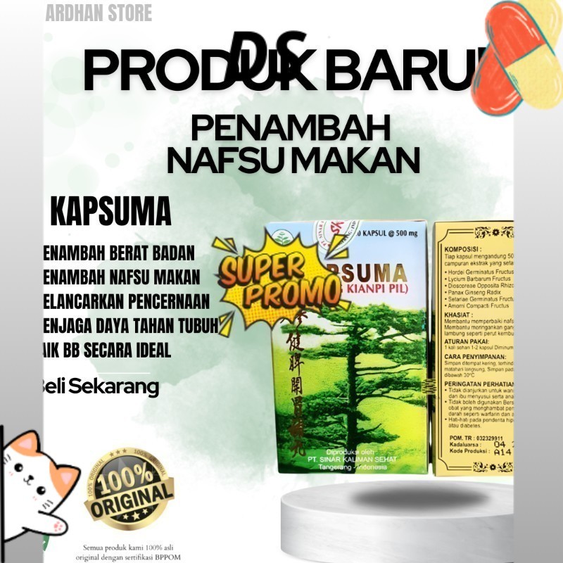 Kianpi_Original - ( Kianpi 100%  Asli ) Kapsuma Ginseng Kianpi Pil Isi 60 Kapsul Resmi BPOM