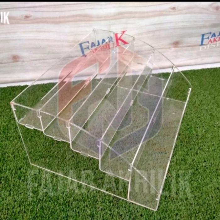 Akrilik Tempat bumbu 5susun - Gak pake sekat
