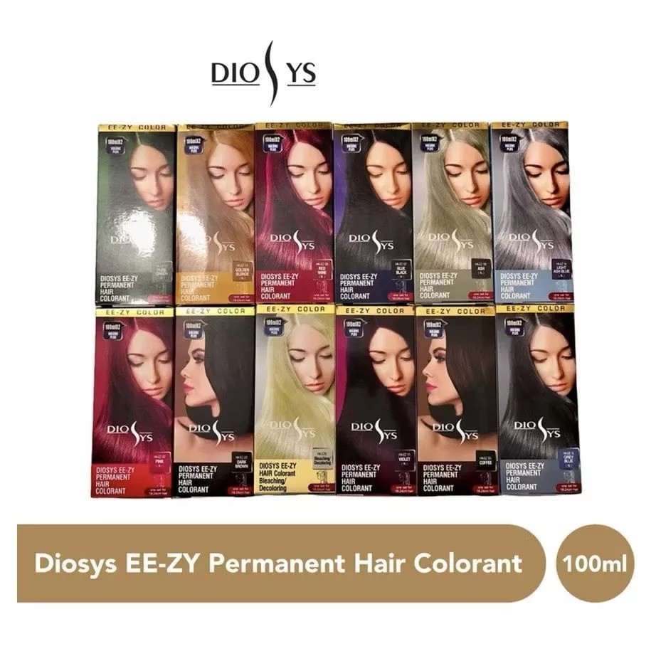 DIOSYS GREY BLUE | Hair Color Semir Pewarna Rambut 100MLX2