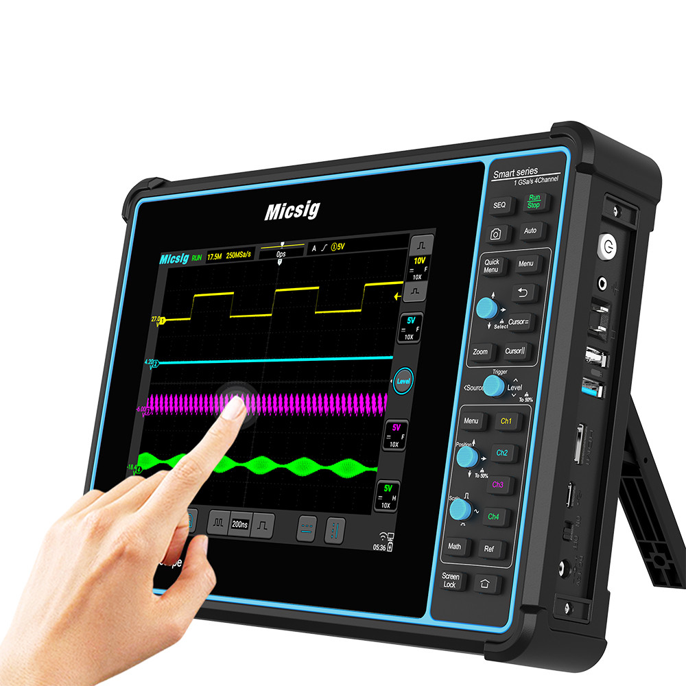 Micsig SATO1004 Digital Tablet Oscilloscope 100MHz 4CH handheld oscilloscope automotive oscilloscope