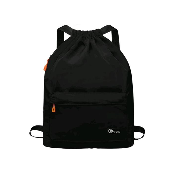 Gallery Sporty Tas Ransel Pria Wanita Tas Serut Bag Sporty - Hitam