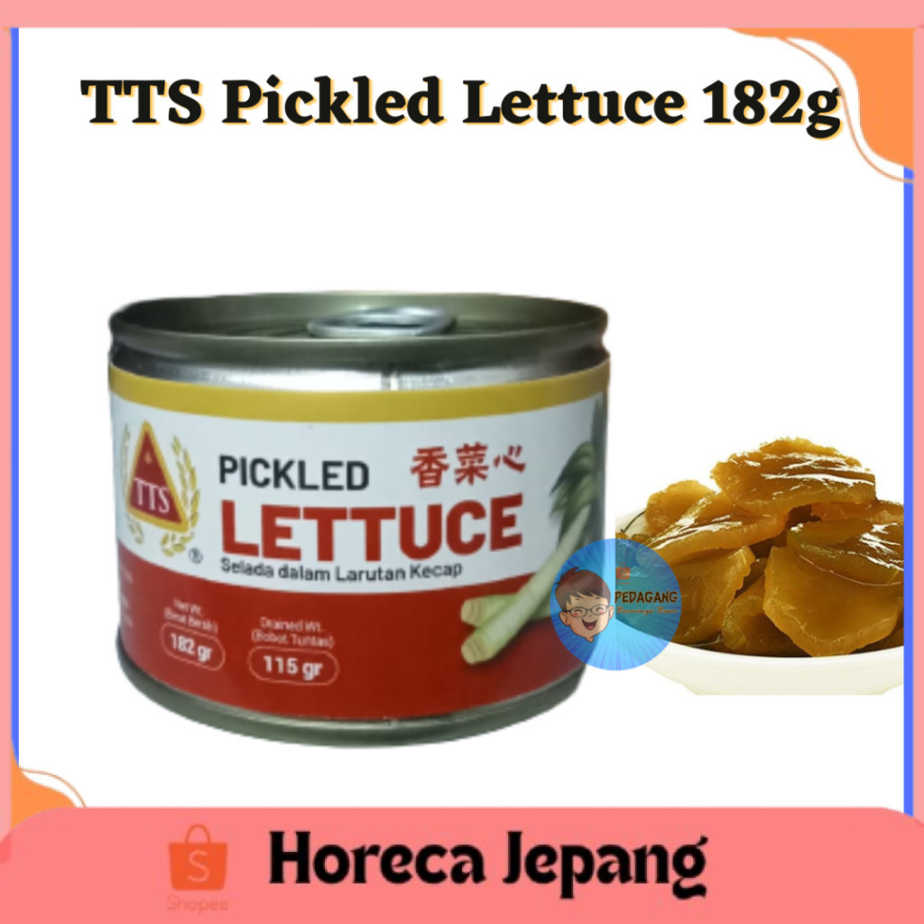 AFF TTS Pickled Lettuce 182g/ Acar Selada Pickled Lettuce TTS Cai Xin Chaisim Kaleng /Asinan Sayur S