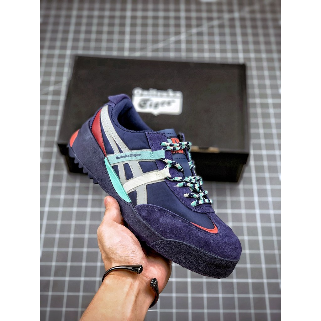Onitsuka Tiger Delegation EX Sneakers Wanita Pria Flytefoam Propel Sol Tebal Nyaman Sepatu Kasual