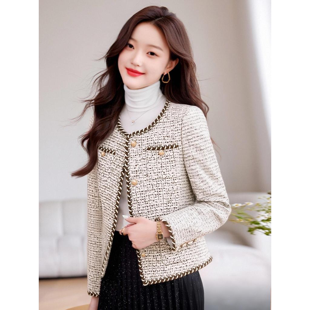 outer putih wanita kekinian pendek pesta elegan jaket cewek casual fit body cool jaket perempuan luc
