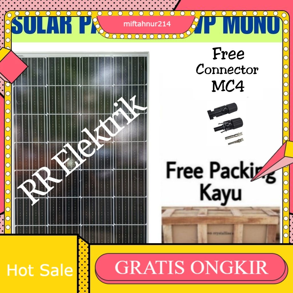 Solar Panel Solar Cell Panel Surya Maysun 200wp Monocrystalline 200 Wp Mono