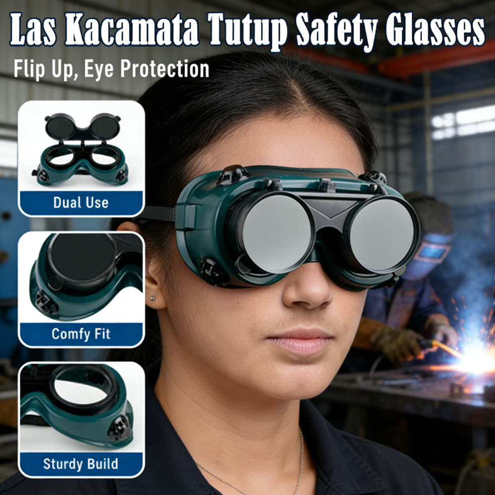 Kacamata las tahan debu Kacamata las Kacamata las listrik Kacamata las tahan benturan Kacamata las u