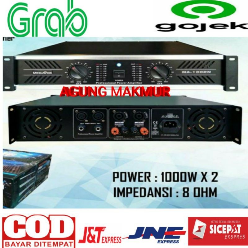 POWER AMPLIFIER MEGAVOX MA-1002