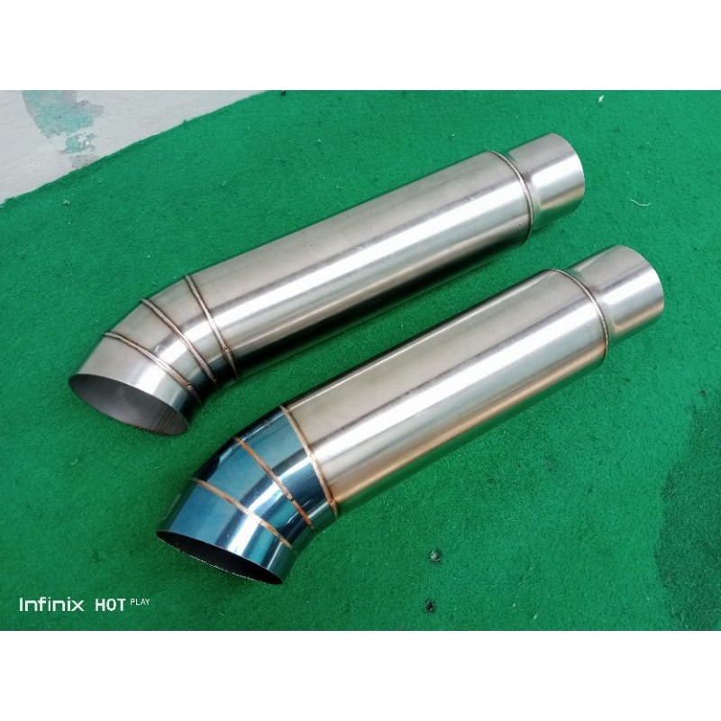 Tailpipe Muffler Ujung Knalpot Mobil Universal Stainless Steel – Innova Diesel Bensin Reborn Pajero 