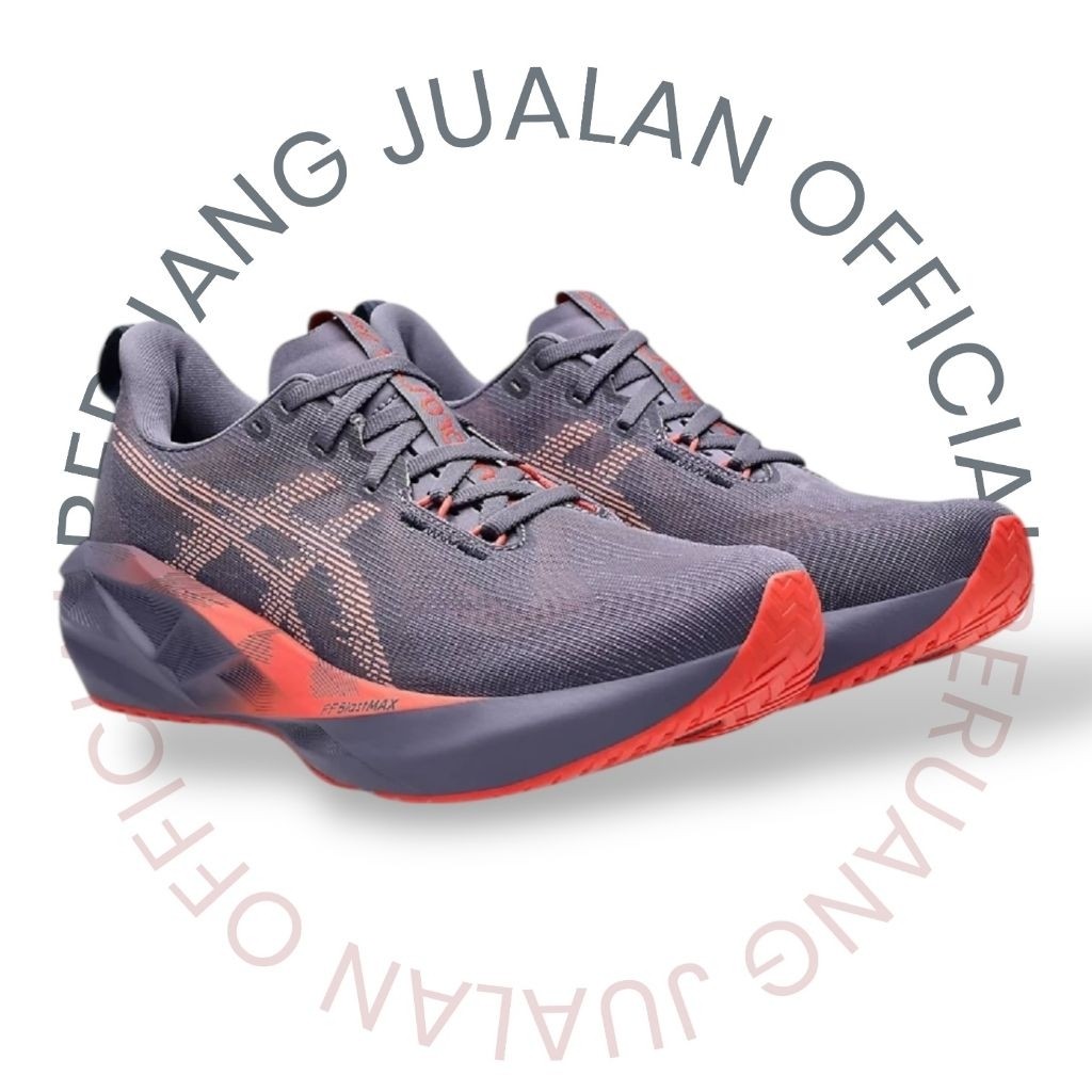 Sepatu Running NOVABLAST 5 GREYISHPURPLE CORAL REEF