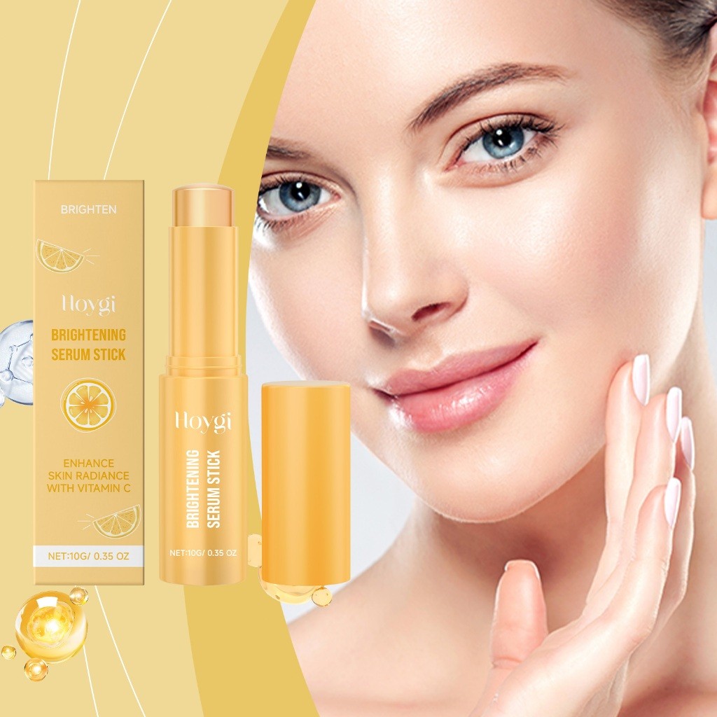 Hoygi Vitamin C Brightening Serum Stick 10g Mencerahkan Kulit Mencegah Penuaan Dini Pelembab Wajah K