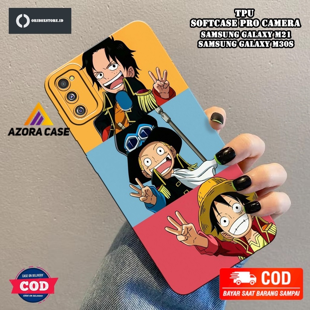 Case SAMSUNG GALAXY M21 / M30S Terbaru - Motif ONE PIECE - Kesing - Softcase SAMSUNG M30S / M21 - Ke