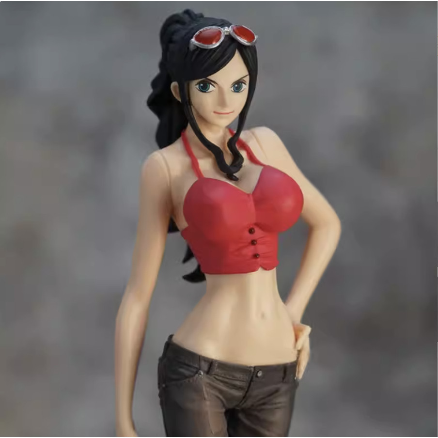 One Piece Nico Robin Jeans Freak Figure Prize Red 2016 I Action Figure Gift Toys Ornament