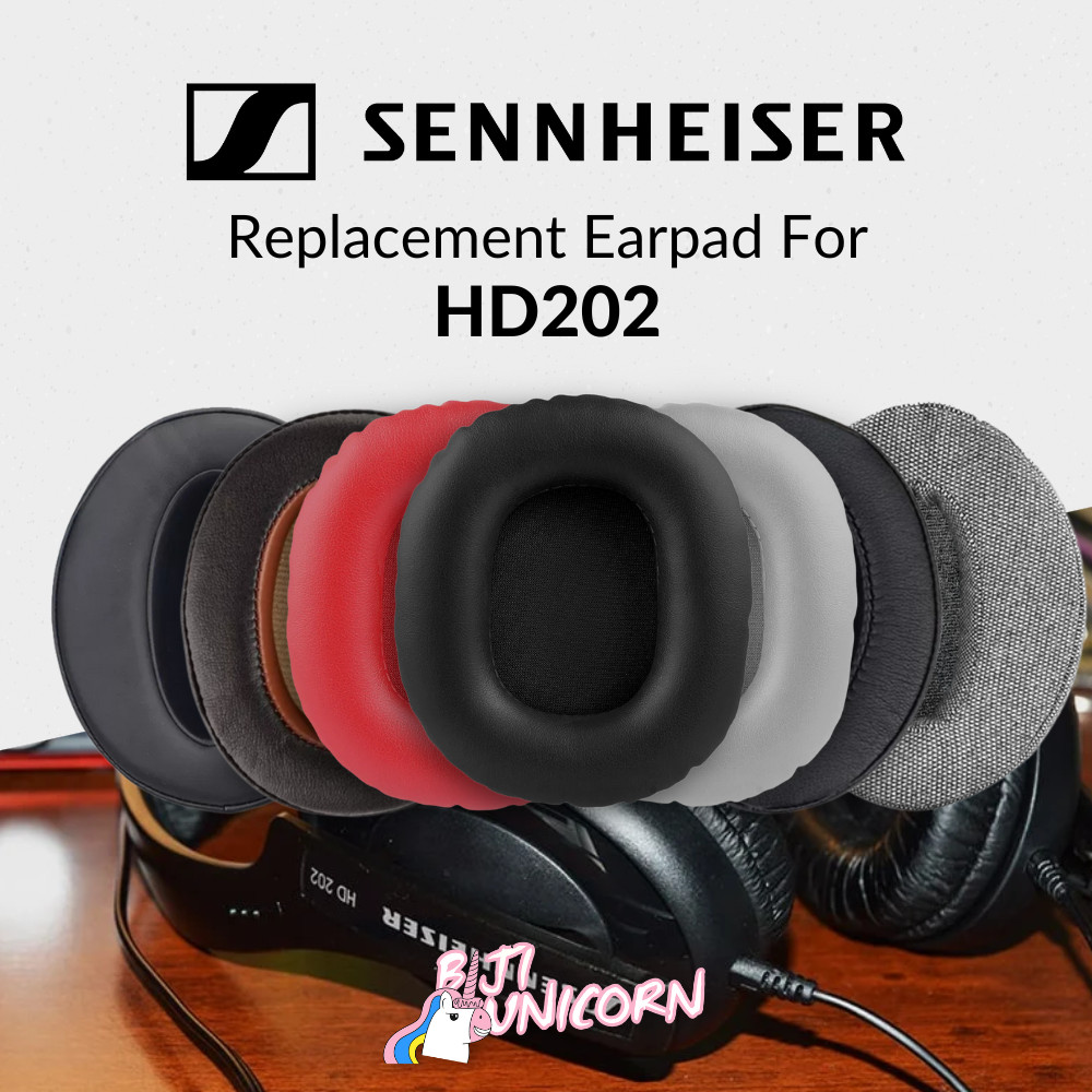 Earcup Ear Cushion Earpad Sennheiser HD202 HD 202 HD-202 Busa Bantalan Foam Pad