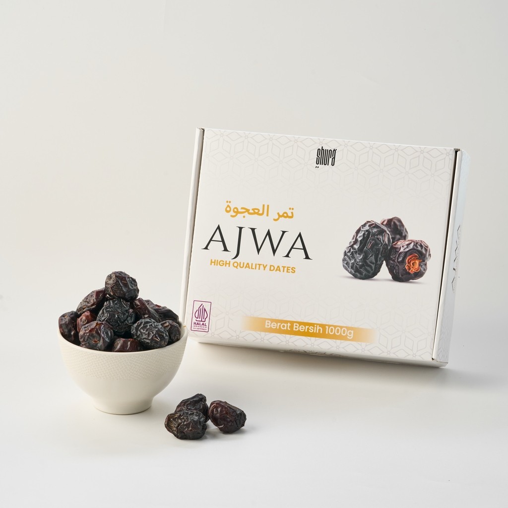 Kurma Ajwa 1kg Box Premium Kurma Ajwa Untuk Berbuka Ajwa Dates