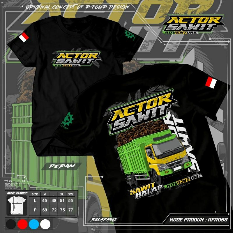 kaos truk sawit kaos truk dewasa kaos truk oleng kaos truk terbaru