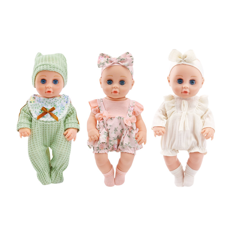 12 In 30cm Baby Born Doll with Outfit Vinyl Doll Silicone Doll Baby Reborn Doll ildren's Toy Doll Fe