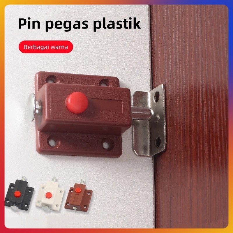 Baut pegas plastik dengan mekanisme interlock / pintu lemari furnitur kecil silinder kunci logam pin