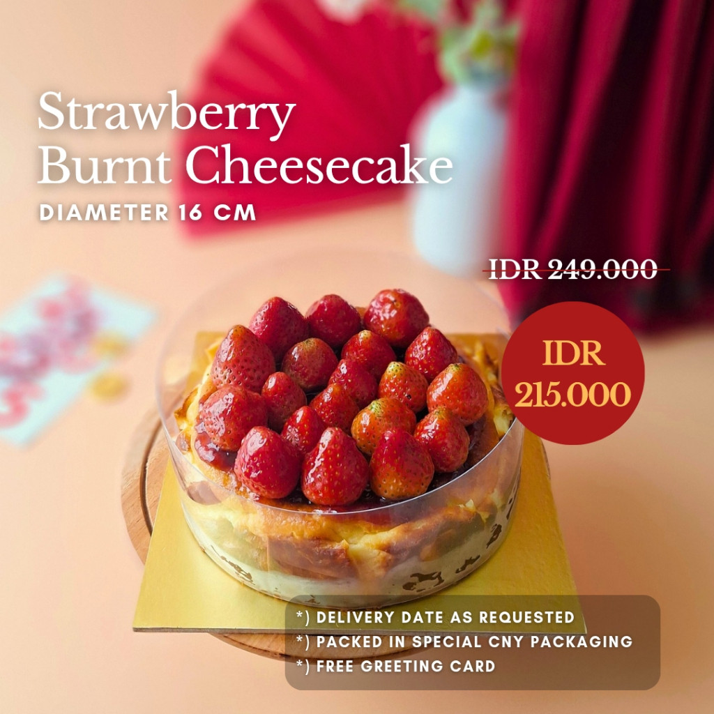 (21 guns) CNY Hampers Imlek / Parcel Sincia / Lunar - Strawberry Cheesecake
