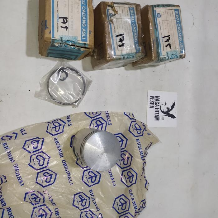 seher Vespa super ORI ASLI Nos ukuran 3m Piaggio Danmotor biru